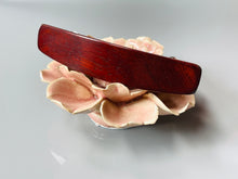 Load image into Gallery viewer, Wooden Hair barrettes for women Medium Borneo Rosewood hair clip for long hair