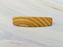 Load image into Gallery viewer, Small White Ash wood barrettes, wood hair clips, Hair clips for fine hair
