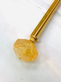 Organic Faceted Citrine hair stick, gemstone hair sticks, gemstone hair pin, shawl pinOrganic Faceted Citrine hair stick, gemstone hair sticks, gemstone hair pin, shawl pin