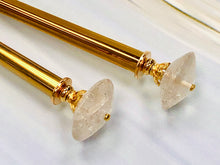 Load image into Gallery viewer, Rock Crystal Gemstone Hair Sticks, Luxury Wedding Hair Pins
