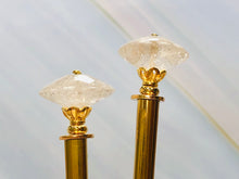 Load image into Gallery viewer, Rock Crystal Gemstone Hair Sticks, Luxury Wedding Hair Pins