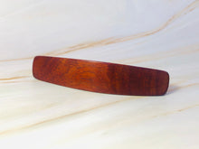 Load image into Gallery viewer, Wooden Hair barrettes for women Medium Borneo Rosewood hair clip for long hair