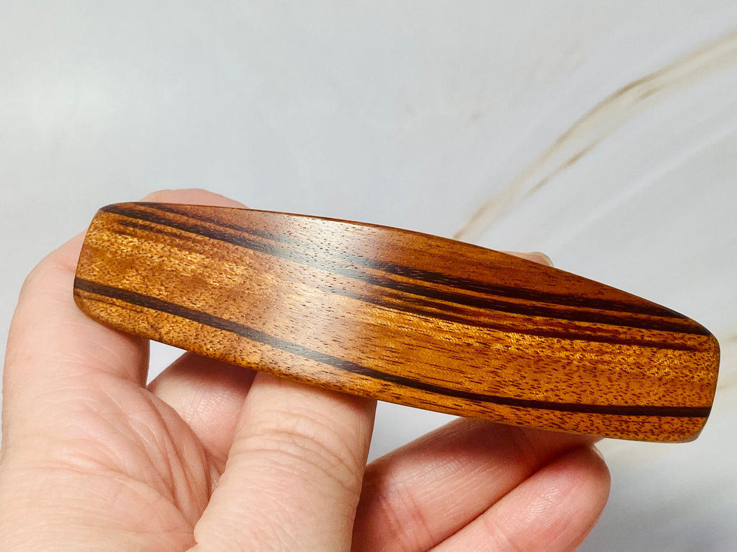 Hair Clip for Thick hair Long hair barrette for women Extra Large hair clip claw Tigerwood