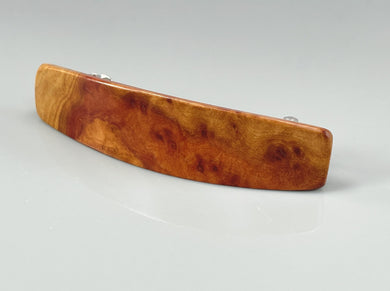 Long Hair Clip for thick hair Large Mallee Burl Red wood barrette