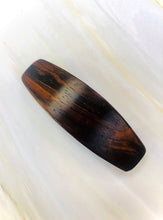 Load image into Gallery viewer, Small Cocobolo Rosewood Hair Clip, Wooden Barrette, Fine Hair barrette
