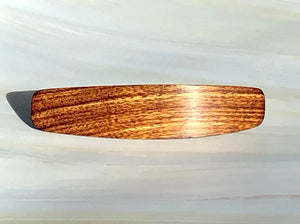Medium Chechen wood hair barrette, wood hair clip, wooden barrette, wooden hair clip, fine hair barrette
