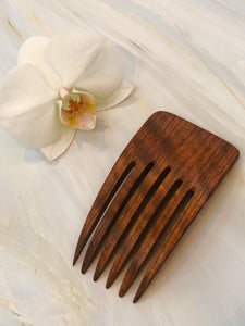 Bubinga wood Hair Comb, wooden hair comb