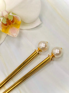 Elegant Swarovski Pearl Hair Sticks, Wedding Hair Stick Bridal Hair Pin, hand made hair stick, shawl pin, sweater pin,