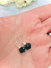 Load image into Gallery viewer, Dainty Hydro Quartz Raindrop Earrings