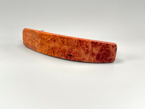 Long Hair Clip for thick hair Large Redwood Burl barrette for women