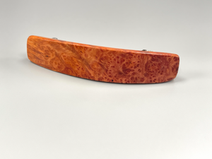 Long Hair Clip for thick hair Large Redwood Burl barrette for women