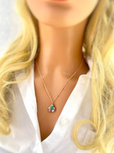 Load image into Gallery viewer, Turquoise and Pink Opal Rose Gold Gemstone Necklace