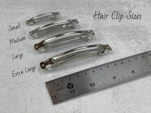 Extra Large Hair Clip - Curly, thick hair barrette for women with long hair