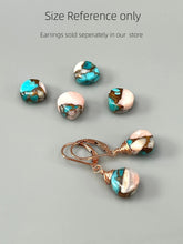 Load image into Gallery viewer, Turquoise and Pink Opal Rose Gold Gemstone Necklace