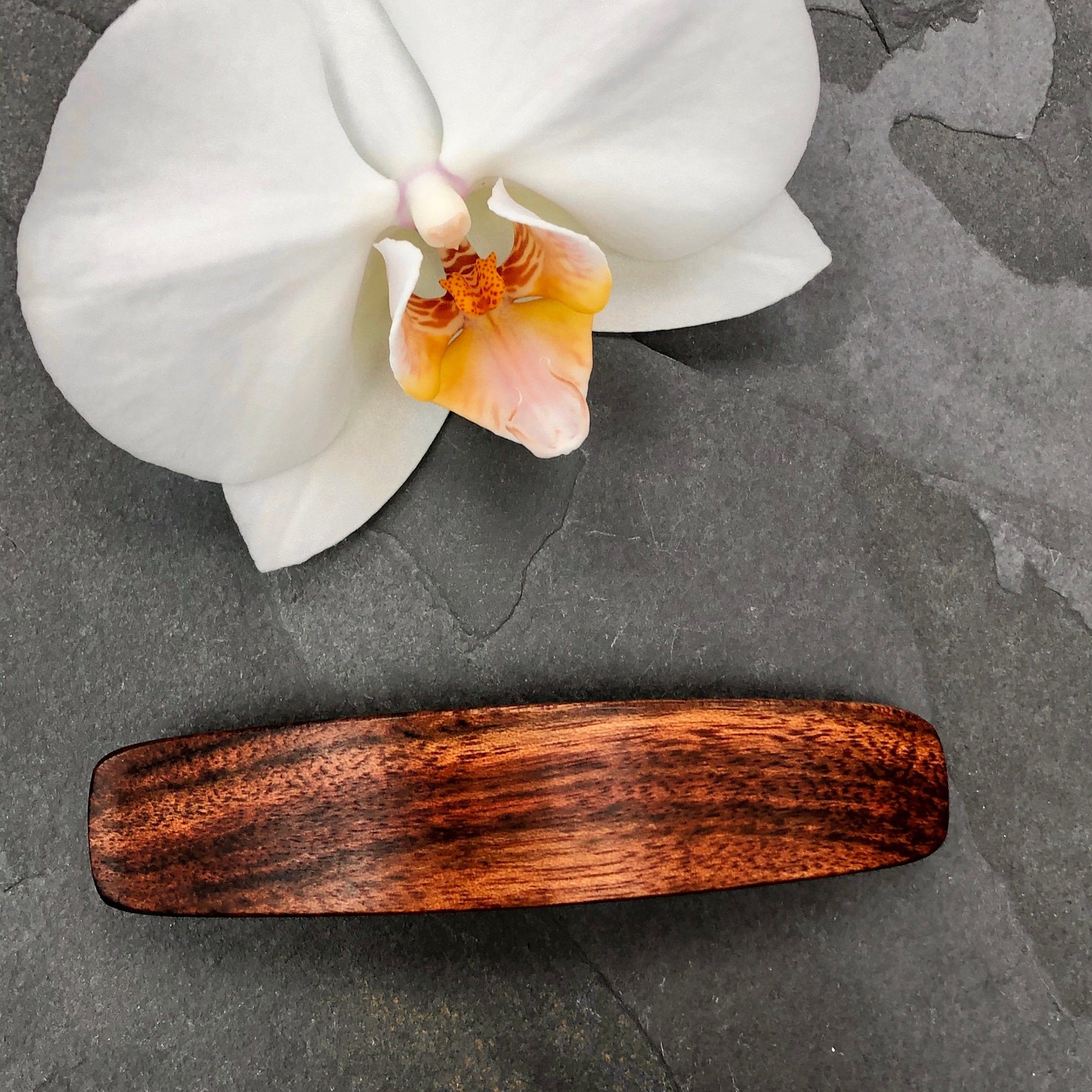 Long Hair Clip Large French Barrette for thick hair wooden hair claw clip Chechen wood hair accessories gift for girlfriend wife her