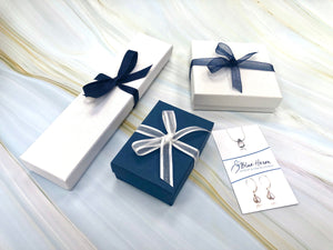 Dainty Sapphire Blue Earrings dangly 14k gold sterling silver boho dangle gemstone handmade jewelry for women September Birthstone