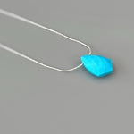 Turquoise Necklace Gold, Sterling Silver Handmade Turquoise Jewelry Choker