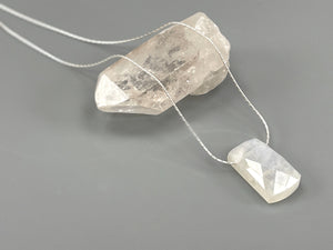 Moonstone Necklace Sterling Silver Gemstone Pendant