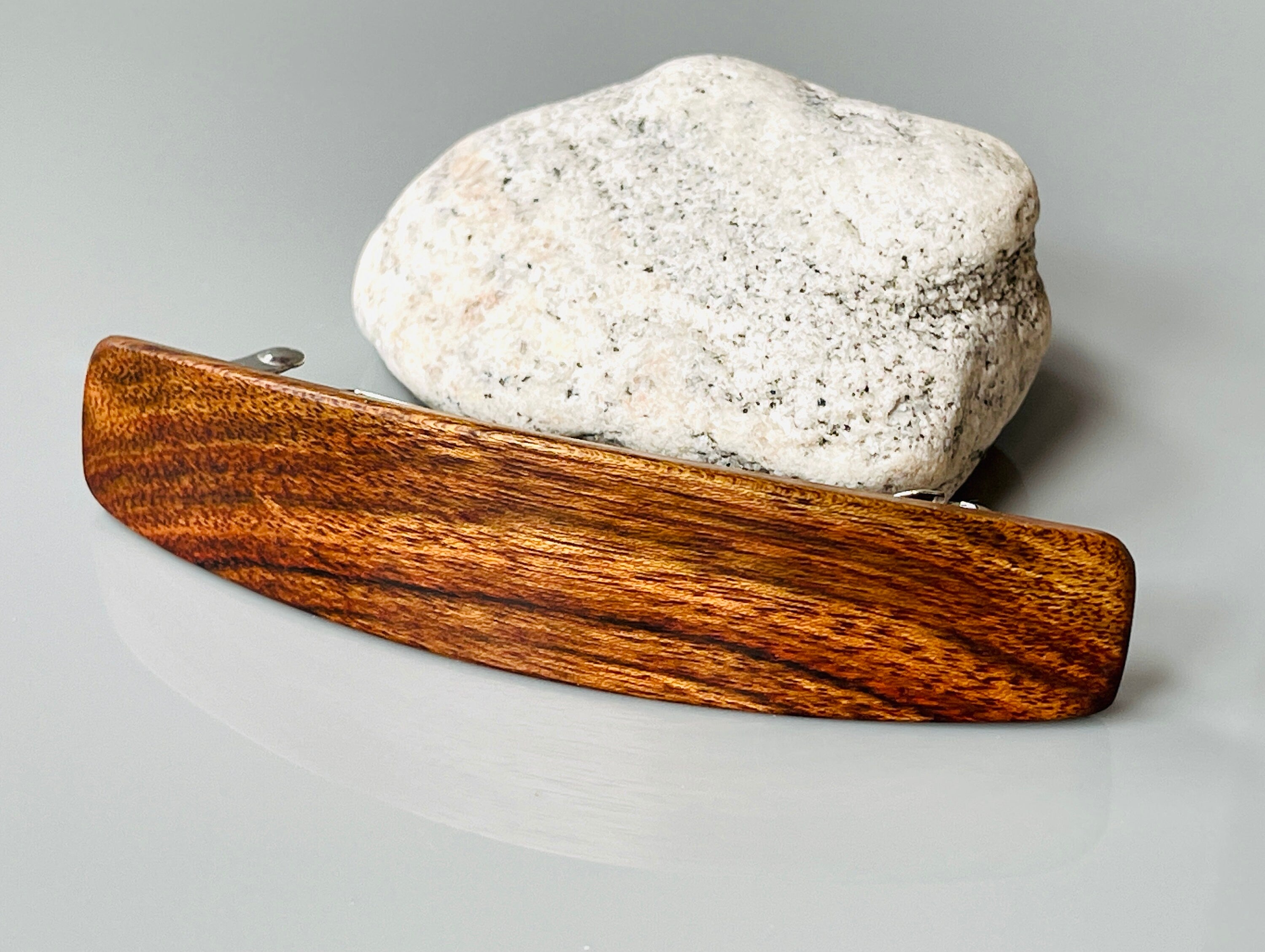 Long Hair Clip Large French Barrette for thick hair wooden hair claw clip Chechen wood hair accessories gift for girlfriend wife her