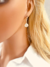 Load image into Gallery viewer, Moonstone Earrings Dangle Sterling Silver Minimalist Jewelry