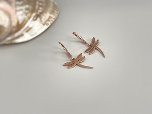 Dragonfly Earrings dangle Silver, Gold, Rose Gold Handmade Dragonfly Jewelry gifts for her dangly Artisan Handmade Jewelry for bridesmaids
