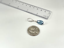 Load image into Gallery viewer, London Blue Topaz Quartz earrings