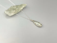 Load image into Gallery viewer, Green Amethyst Necklace Sterling Silver Prasiolite Jewelry